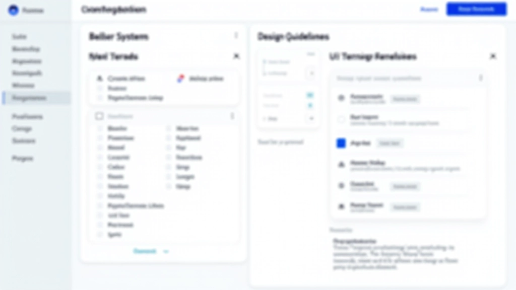 Komponentenbibliothek mit verschiedenen UI-Komponenten