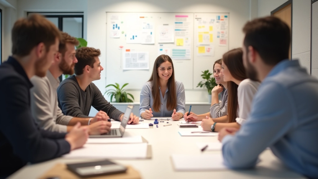 Designsystem Workshop mit Teams beim Brainstorming