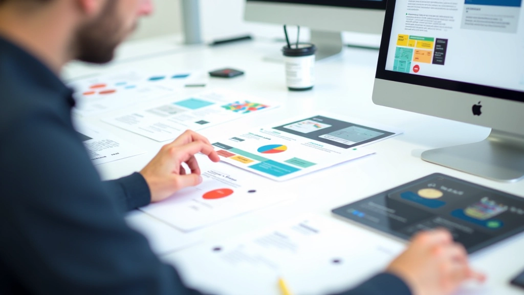 Professionelle Design-System Komponenten und Bibliothek mit Farbpalette und Typografie